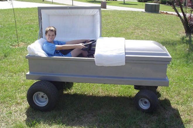 coffin-car