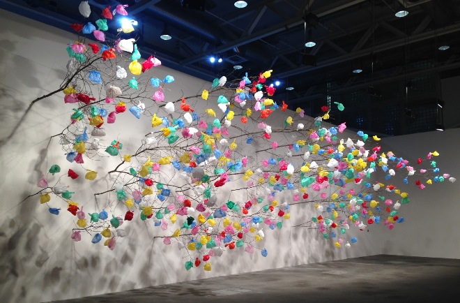 Pascale Marthine Tayou - Plastic Tree Art Basel's 2015 fair